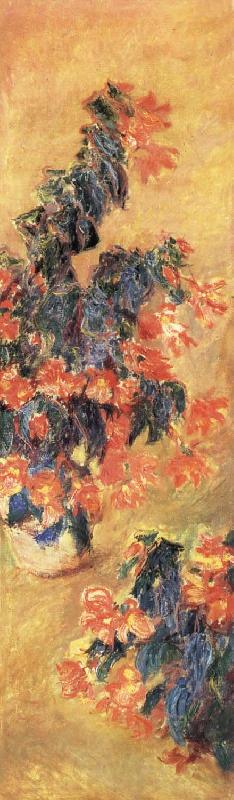 Claude Monet Red Azaleas in a Pot